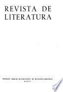 Revista de literatura