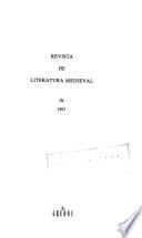 Revista de literatura medieval