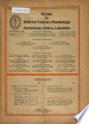 Revista de medicina tropical y parasitología, bacteriología, clínica y laboratorio