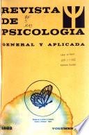 Revista de psicologia general y aplicada