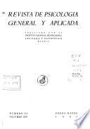 Revista de psicologia general y aplicada