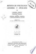 Revista de psicología general y aplicada