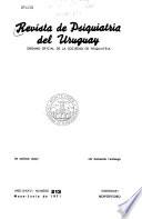 Revista de psiquiatría del Uruguay
