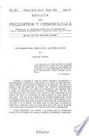 Revista de psiquiatría y criminología