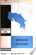 Revista del Archivo Nacional