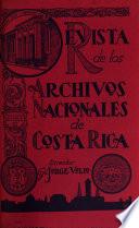 Revista del Archivo Nacional