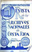 Revista del Archivo Nacional