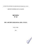 Revista del Archivo Regional del Cusco