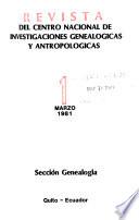 Revista del Centro Nacional de Investigaciones Genealógicas y Antropológicas