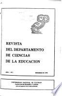 Revista del Departamento de Ciencias de la Educación