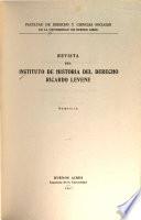 Revista del Instituto de Historia del Derecho Ricardo Levene