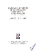 Revista del Instituto de Investigación Musicológica Carlos Vega