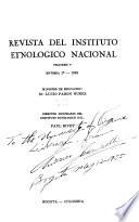 Revista del Instituto Etnológico Nacional