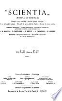 Revista di scienza, organo internazionale di sintesi scientifica