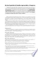 Revista española de estudios agrosociales y pesqueros