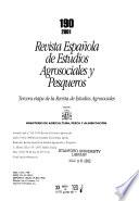 Revista española de estudios agrosociales y pesqueros