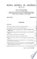 Revista española de lingüística