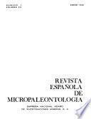 Revista española de micropaleontología