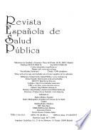 Revista española de salud pública