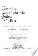 Revista española de salud pública
