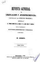 Revista general de legislación y jurisprudencia