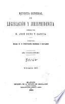 Revista general de legislación y jurisprudencia