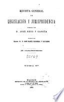 Revista general de legislación y jurisprudencia