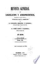 Revista general de legislación y jurisprudencia