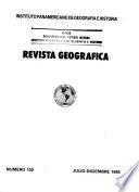 Revista geográfica del Instituto Panamericano de Geografía e Historia