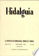 Revista Hidalguía número 100. Año 1970