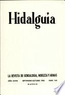 Revista Hidalguía número 162. Año 1980