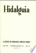 Revista Hidalguía número 187. Año 1984