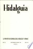 Revista Hidalguía número 234. Año 1992