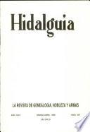 Revista Hidalguía número 267. Año 1998