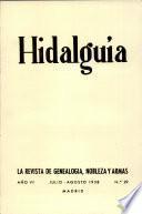 Revista Hidalguía número 29. Año 1958