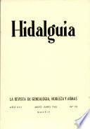 Revista Hidalguía número 70. Año 1965