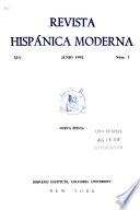 Revista hispánica moderna