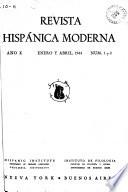 Revista hispánica moderna