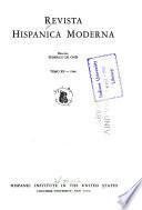 Revista hispánica moderna