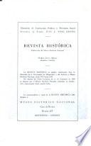 Revista histórica de la Universidad