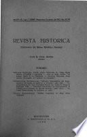 Revista histórica de la Universidad