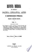 Revista ibérica de ciencias, política, literatura, artes y instrucción pública