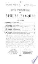Revista internacional de los estudios vascos