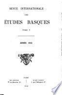 Revista internacional de los estudios vascos