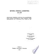 Revista jurídica argentina La Ley.