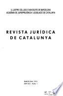 Revista jurídica de Cataluña