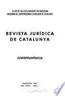 Revista jurídica de Catalunya, jurisprudència