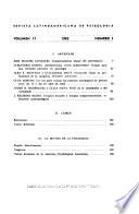 Revista latinoamericana de psicología