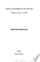 Revista latinoamericana de psicología