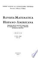 Revista matemática hispano-americana